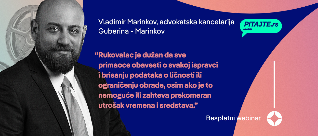 pitajte.rs вебинар: Права лица на која се подаци о личности односе