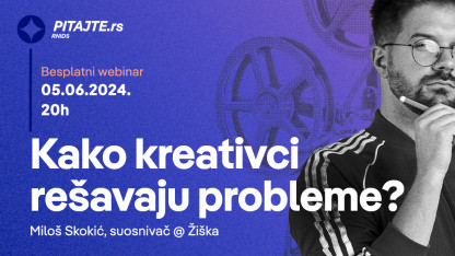pitajte.rs вебинар: Како креативци решавају проблеме?