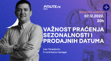 pitajte.rs vebinar: Važnost praćenja sezonalnosti i prodajnih datuma