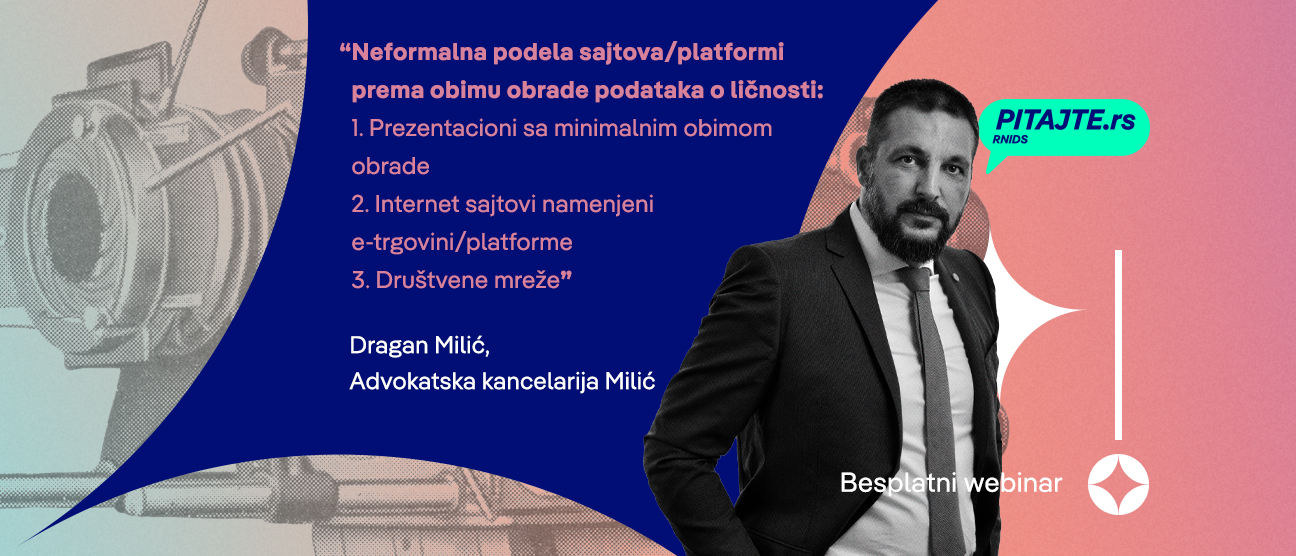 pitajte.rs vebinar: обрада података о личности посредством интернет сајтова и е-продавница