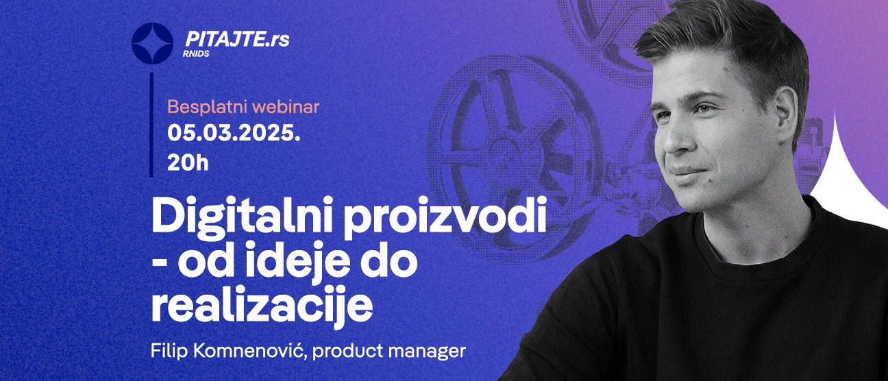 pitajte.rs вебинар: Дигитални производи – од идеје до вредности