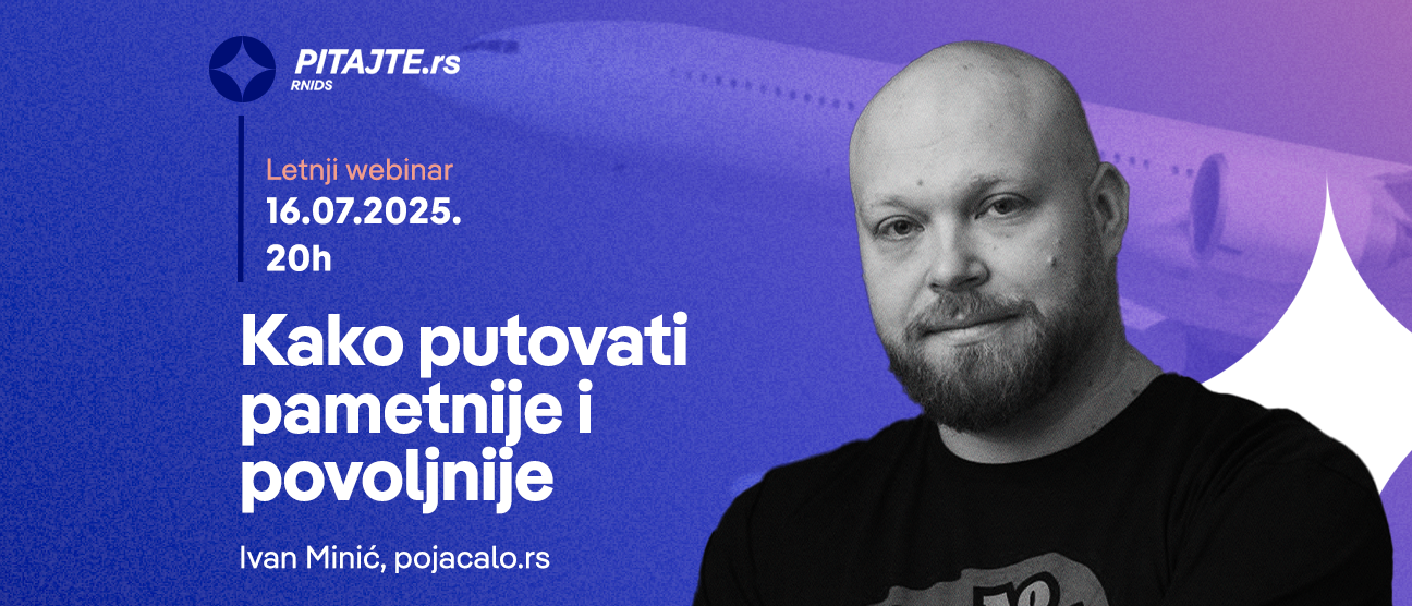pitajte.rs вебинар: Како путовати паметније и јефтиније
